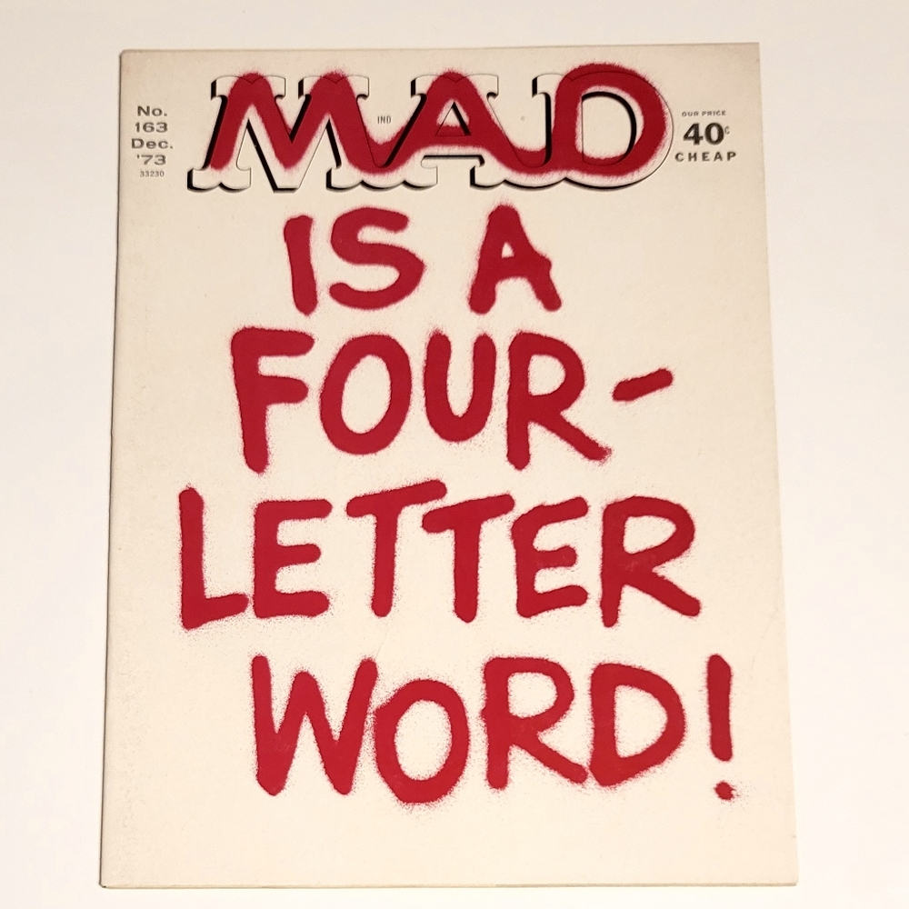 Mad Magazine No 163 Dec 1973 Vintage 70s